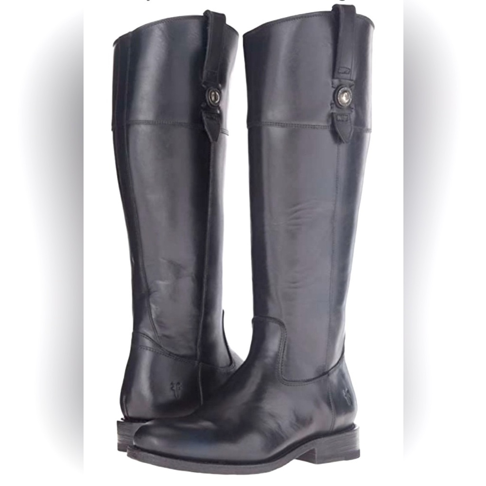 Frye Jayden Tall Button Boots Women's Black leather